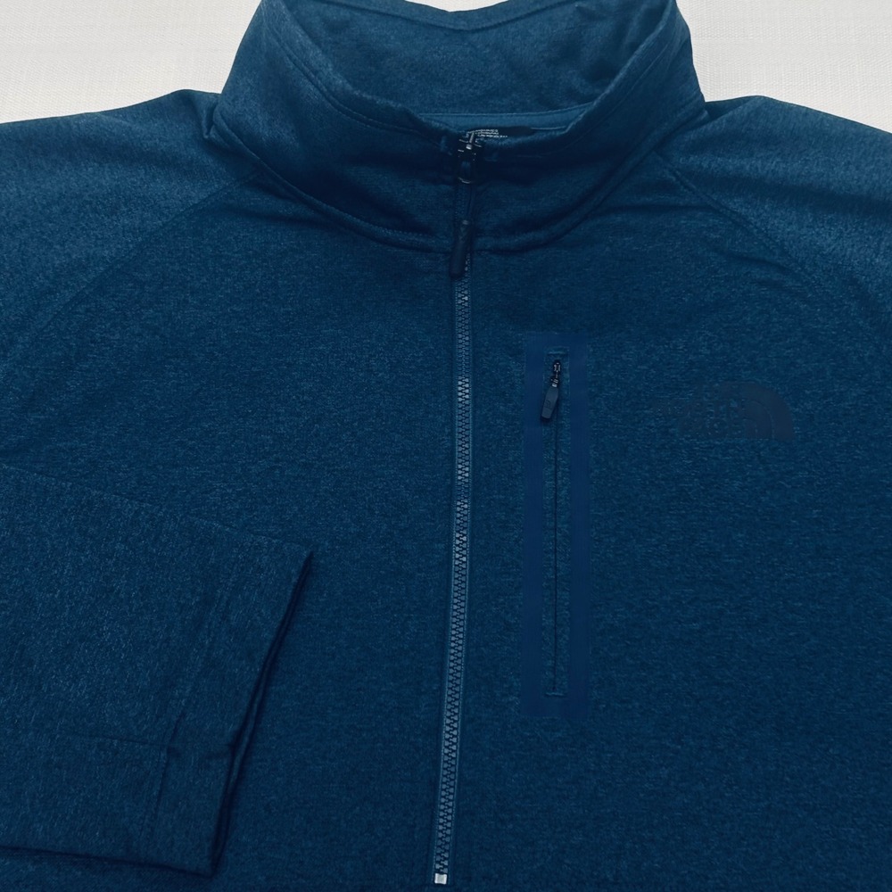 North Face Quarter Zip Mens‎ Large Dark Blue Pullover Outdoor Hiking Performance